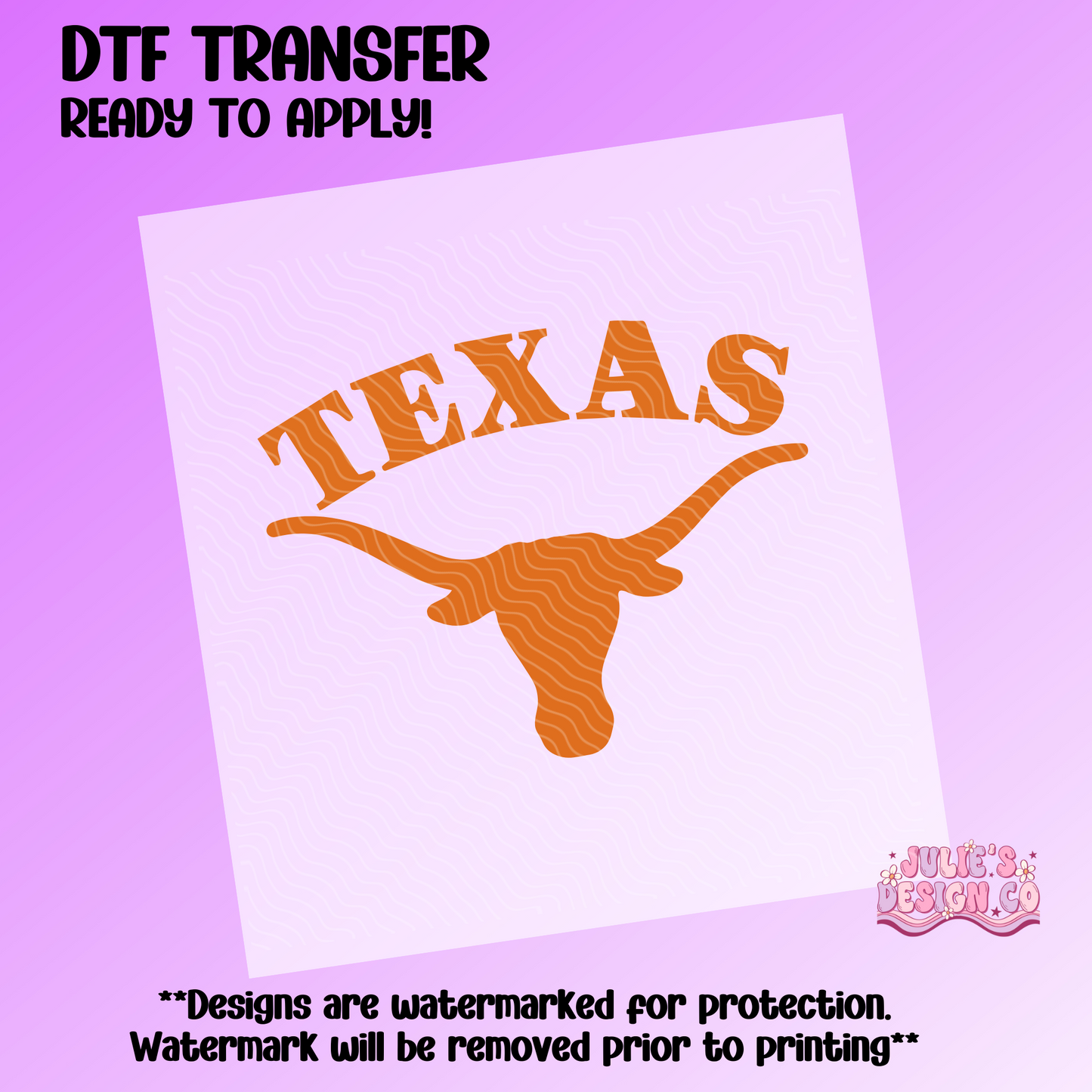 UT 2 - Individual DTF Transfer