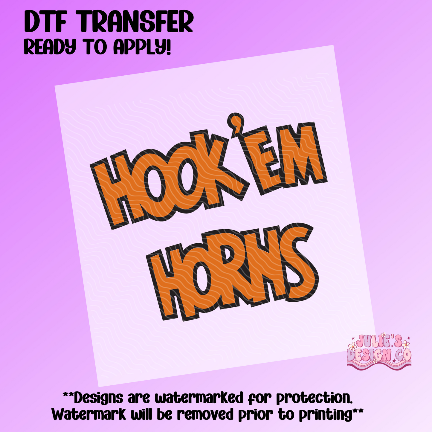 UT 6 - Individual DTF Transfer