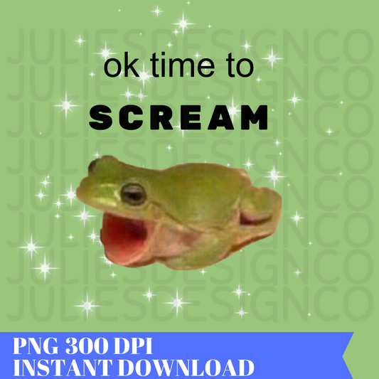 Time to SCREAM PNG