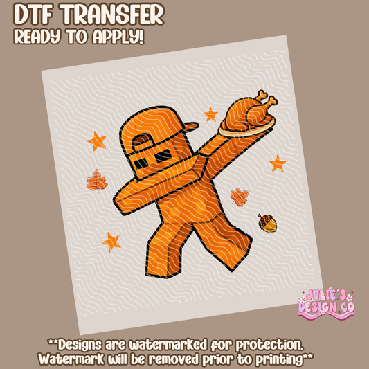 Minecraft Dabbing - Individual DTF Transfer