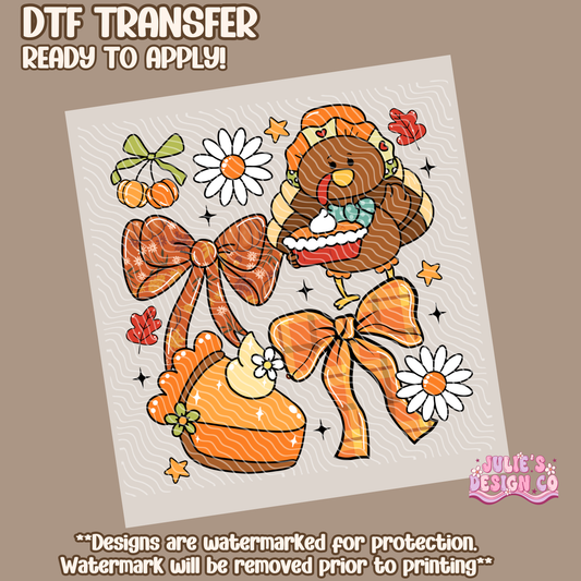 Thanksgiving Coquette - Individual DTF Transfer